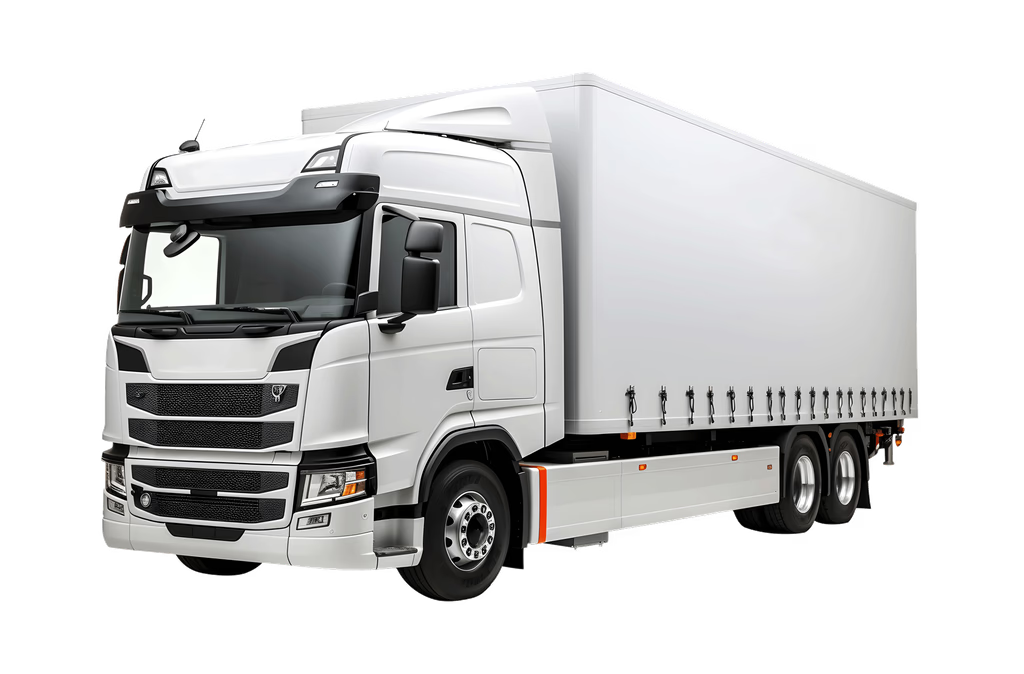 White Freight Truck